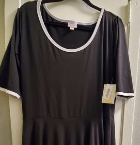 LLR 3XL black Nicole Ringer dress